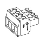 Molex 3.5mm Pitch 3 Way Horizontal Pluggable Terminal Block, Plug, Cable Mount, Screw Termination