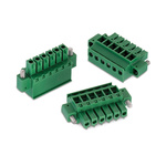 Wurth Elektronik 3.81mm Pitch 7 Way Horizontal Pluggable Terminal Block, Plug, Cable Mount, Screw Termination