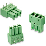 Wurth Elektronik 3.81mm Pitch 7 Way Vertical Pluggable Terminal Block, Inverted Header, Through Hole, Solder Termination