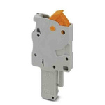 Phoenix Contact 5.2mm Pitch Pluggable Terminal Block, Plug, DIN Rail, Quick Connect Termination