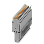 Phoenix Contact 5.2mm Pitch Pluggable Terminal Block, Plug, DIN Rail, Push In Termination