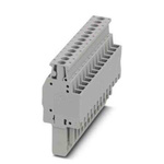 13 Way Pluggable Terminal Block, Plug, DIN Rail, Screw Termination