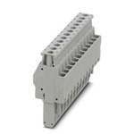 Phoenix Contact 12 Way Pluggable Terminal Block, Plug, DIN Rail, Screw Termination