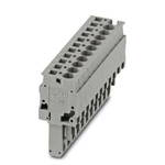 Phoenix Contact 6.2mm Pitch Pluggable Terminal Block, Plug, Plug-In, Spring Cage Termination