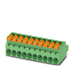 Phoenix Contact 5.08mm Pitch 11 Way Pluggable Terminal Block, Plug, Cable Mount, Push-In Termination