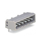 Wago 5mm Pitch 6 Way Pluggable Terminal Block, Header