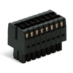 Wago 3.5mm Pitch 10 Way Pluggable Terminal Block, Plug