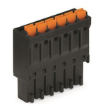 Wago 3.5mm Pitch 3 Way Pluggable Terminal Block, Plug