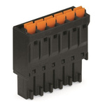 Wago 3.5mm Pitch 10 Way Pluggable Terminal Block, Plug