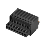 Weidmuller 2.5mm Pitch 4 Way Pluggable Terminal Block, Header, PCB Mount