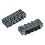 Wurth Elektronik 5.08mm Pitch 4 Way Pluggable Terminal Block, Header, Through Hole, Solder Termination