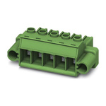 Phoenix Contact 7.62mm Pitch 11 Way Pluggable Terminal Block, Plug, Screw Termination