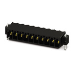 Phoenix Contact 2.54mm Pitch 9 Way Right Angle Pluggable Terminal Block, Header, Surface Mount, Solder Termination