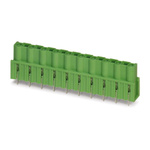 Phoenix Contact 7.62mm Pitch 3 Way Pluggable Terminal Block, Inverted Header, Through Hole, Solder Termination