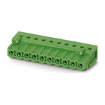 Phoenix Contact 5.08mm Pitch 6 Way Right Angle Pluggable Terminal Block, Inverted Header, Through Hole, Solder