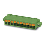 Phoenix Contact 5.08mm Pitch 11 Way Pluggable Terminal Block, Plug, Spring Cage Termination