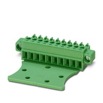 Phoenix Contact 3.81mm Pitch 16 Way Pluggable Terminal Block, Plug, Cable Mount, Screw Termination