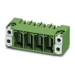 Phoenix Contact 15.0mm Pitch 4 Way Pluggable Terminal Block, Header, Solder Termination
