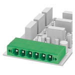 Phoenix Contact 10.16mm Pitch 6 Way Pluggable Terminal Block, Header, Solder Termination