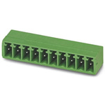 Phoenix Contact 3.81mm Pitch 11 Way Right Angle Pluggable Terminal Block, Header, Through Hole, Solder Termination
