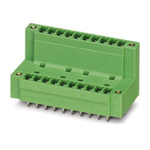 Phoenix Contact 3.81mm Pitch 14 Way Pluggable Terminal Block, Header, Solder Termination