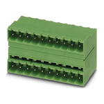 Phoenix Contact 5.08mm Pitch 15 Way Pluggable Terminal Block, Header, Solder Termination