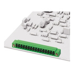 Phoenix Contact 3.81mm Pitch 17 Way Right Angle Pluggable Terminal Block, Header, Through Hole, Solder Termination