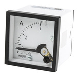 HOBUT D48SD Analogue Panel Ammeter 0/5A AC, 48mm x 48mm Moving Iron