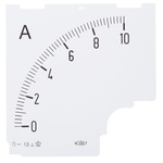HOBUT Panel Meter Scale, 0/10A For Shunt 75mV
