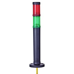 AUER Signal modulCOMPT LED Beacon Tower, 2 Light Elements, Green, Red, 24 V ac/dc