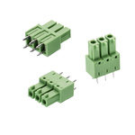 Wurth Elektronik 3.81mm Pitch 5 Way Pluggable Terminal Block, Inverted Header, Through Hole, Solder Termination