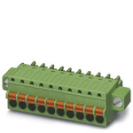 Phoenix Contact 3.81mm Pitch 12 Way Pluggable Terminal Block, Plug, Cable Mount, Spring Cage Termination