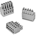 Wurth Elektronik 5mm Pitch 5 Way Horizontal Pluggable Terminal Block, Plug, Cable Mount