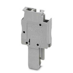 Phoenix Contact 5.2mm Pitch 1 Way Pluggable Terminal Block, Plug, DIN Rail, Spring Cage Termination