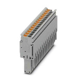 Phoenix Contact Pluggable Terminal Block, Plug, DIN Rail, Push In Termination
