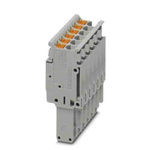 Phoenix Contact Pluggable Terminal Block, Plug, DIN Rail, Push In Termination