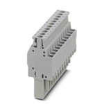 5.2mm Pitch 11 Way Pluggable Terminal Block, Plug, DIN Rail, Screw Termination