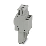 Phoenix Contact 3 Way Pluggable Terminal Block, Plug, DIN Rail, Screw Termination