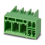 Phoenix Contact 7.62mm Pitch 7 Way Pluggable Terminal Block, Hybrid Header