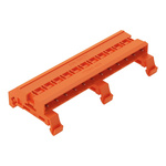 Wago 7.62mm Pitch 12 Way Horizontal Pluggable Terminal Block, Pin Header, DIN Rail Mount, Wire Termination