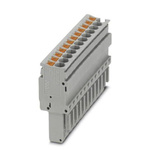 Phoenix Contact 12 Way Pluggable Terminal Block, Plug, Push In Termination