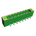 TE Connectivity 5.08mm Pitch 8 Way Pluggable Terminal Block, Header, Panel Mount, Solder Termination