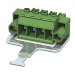 Phoenix Contact 7.62mm Pitch 7 Way Pluggable Terminal Block, Plug, Screw Termination