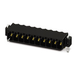 Phoenix Contact 2.54mm Pitch 4 Way Right Angle Pluggable Terminal Block, Header, Through Hole, Solder Termination