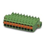 Phoenix Contact 3.81mm Pitch 16 Way Pluggable Terminal Block, Plug, Cable Mount, Spring Cage Termination