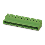 Phoenix Contact 7.62mm Pitch 2 Way Pluggable Terminal Block, Inverted Plug, Cable Mount, Spring Cage Termination