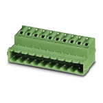 Phoenix Contact 5.08mm Pitch 16 Way Pluggable Terminal Block, Inverted Plug, Cable Mount, Spring Cage Termination