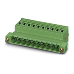 Phoenix Contact 5.08mm Pitch 6 Way Pluggable Terminal Block, Inverted Plug, Cable Mount, Spring Cage Termination
