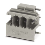 Phoenix Contact 5.0mm Pitch 4 Way Pluggable Terminal Block, Header, Solder Termination
