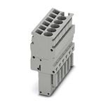 Phoenix Contact 4 Way Pluggable Terminal Block, Plug, Spring Cage Termination